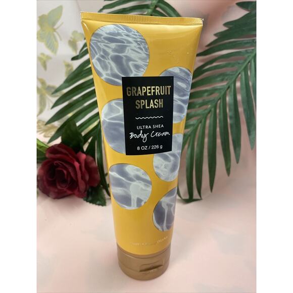 Bath & Body Works Grapefruit Splash Ultra Shea Body Cream 8 oz - Picture 1 of 5